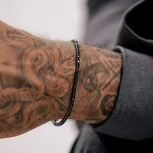 Pulseira Riviera Espinélios Negros